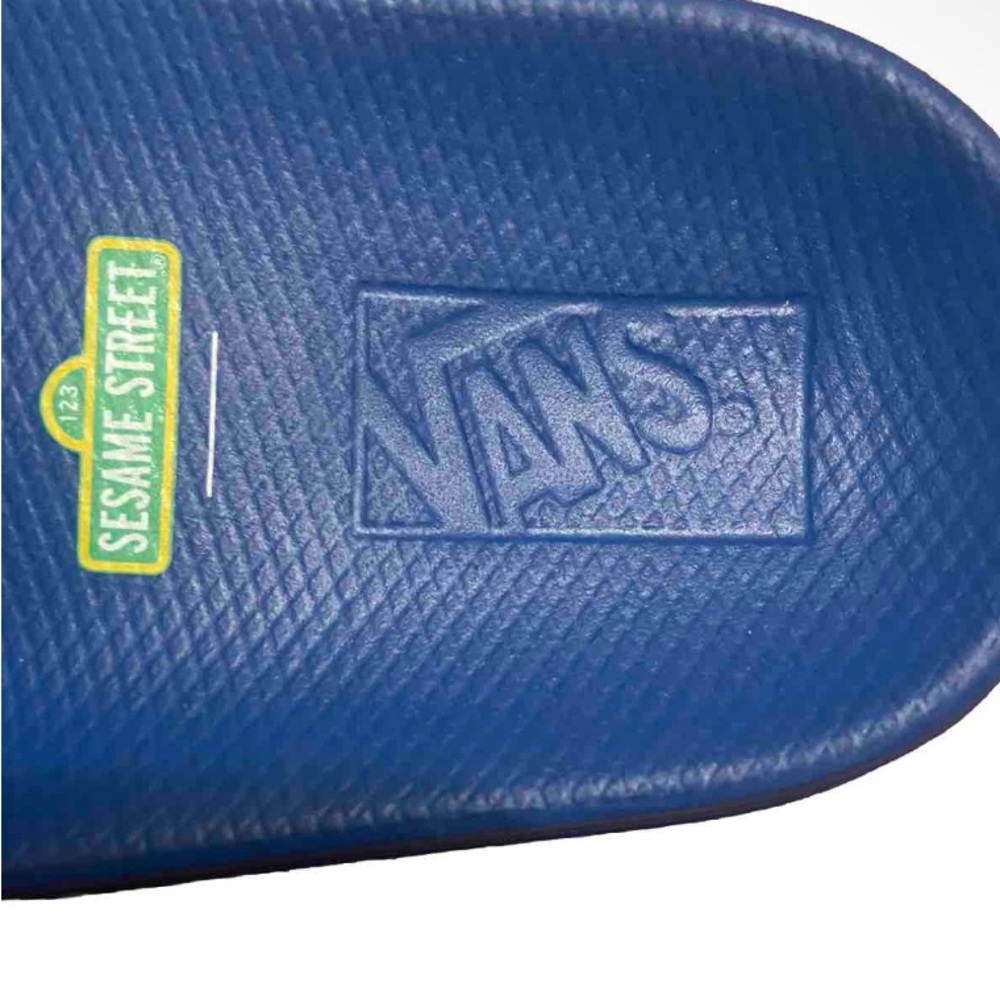 Vans Sesame Street Bert Ernie Slides Blue La Costa Sandal Men’s Checkered Unisex - Picture 8 of 10